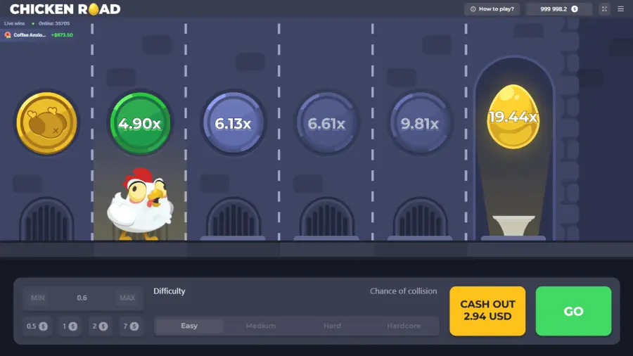 chicken road — banner principale su Casinolo Casino